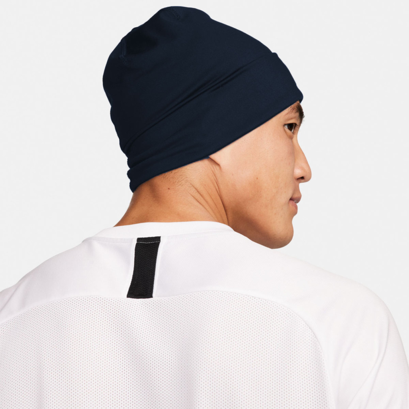Nike Peak Beanie Donkerblauw Wit