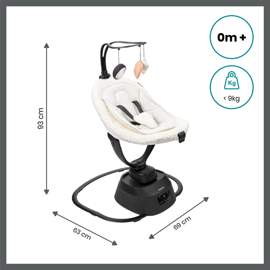 babymoov Babywippe Swoon Evolution Curl White