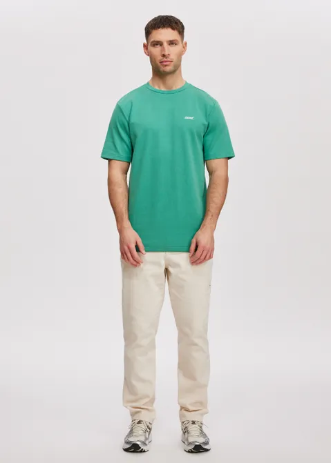 T-shirt met merk logo groen (GRN)