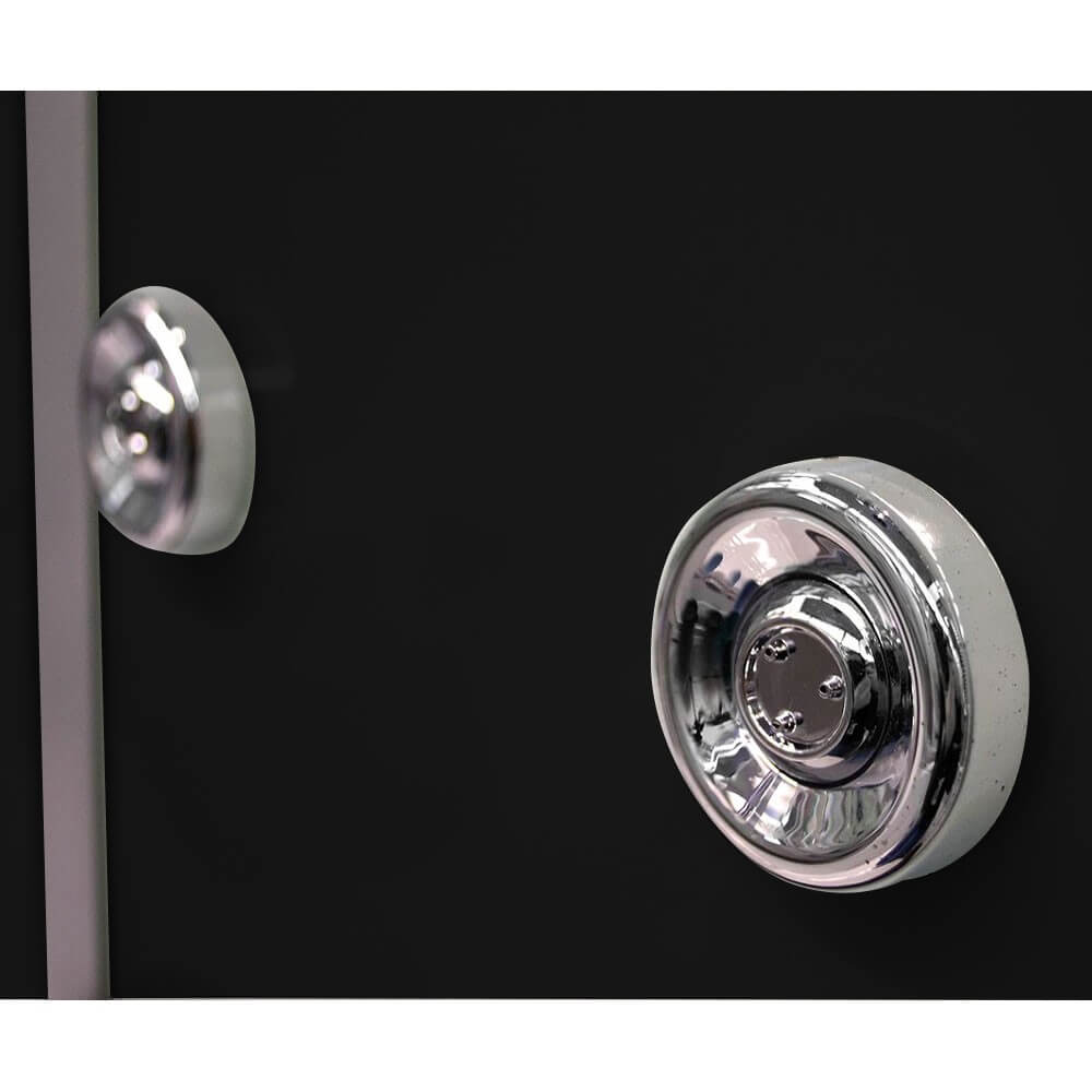Home Deluxe Diamond BIG Dampfduschkabine, schwarz