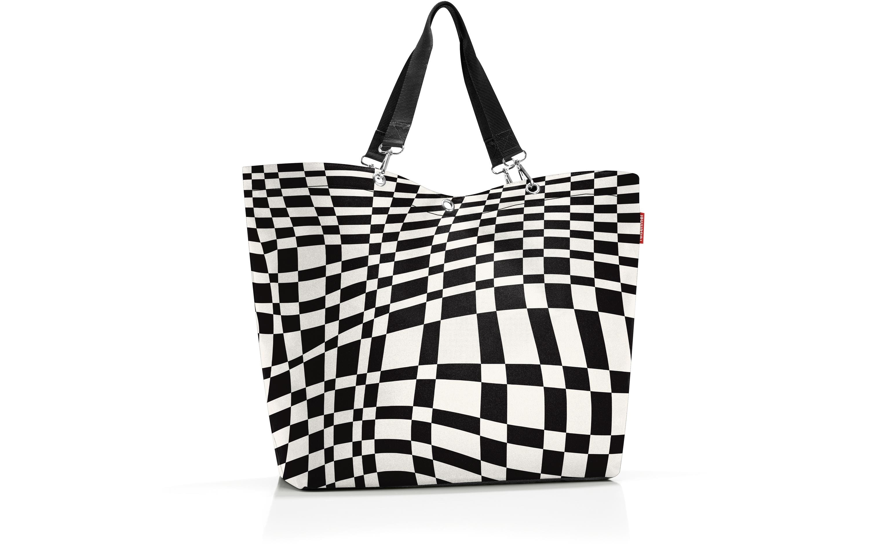 Tasche Shopper XL Op-ArtEinkaufstasche mit Tragegriffen