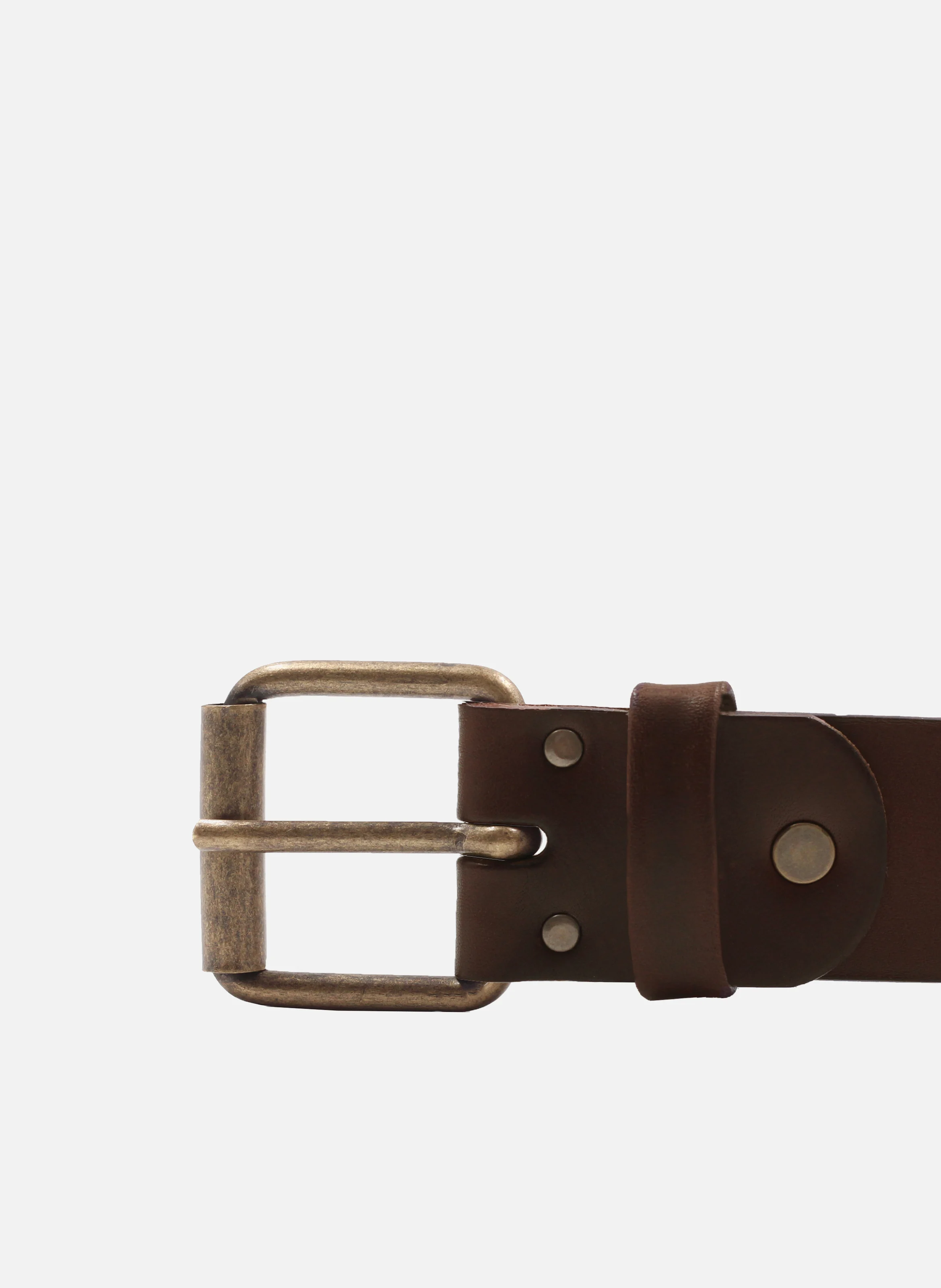 Ceinture week-end cuir lisse | Marron