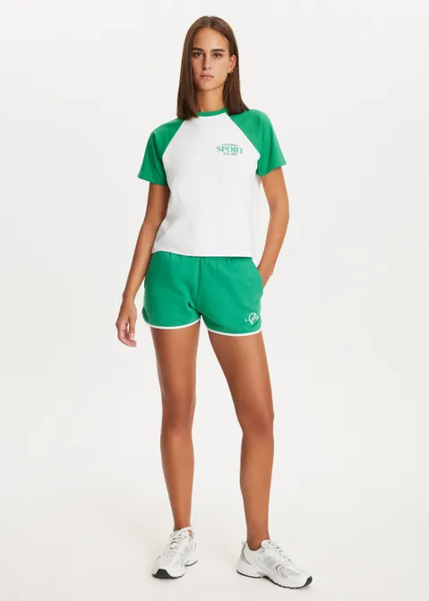 Retro t-shirt groen (GRN)