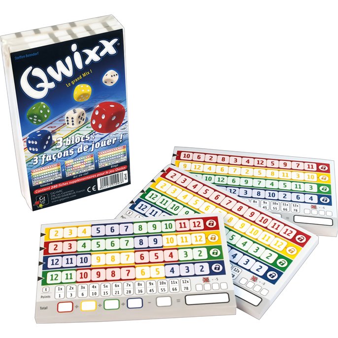 Qwixx : Carnets de Score Alternatifs