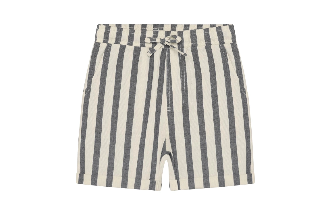 Daily7 Daily7 cotton stripe shorts thunderstorm