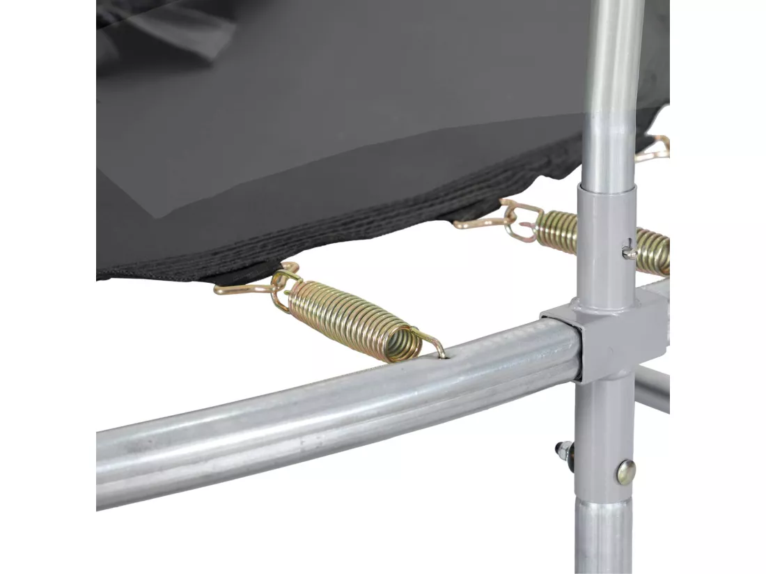 Trampoline 250 cm. vert. avec filet de protection. bâche. filet pour chaussures. kit d’ancrage
