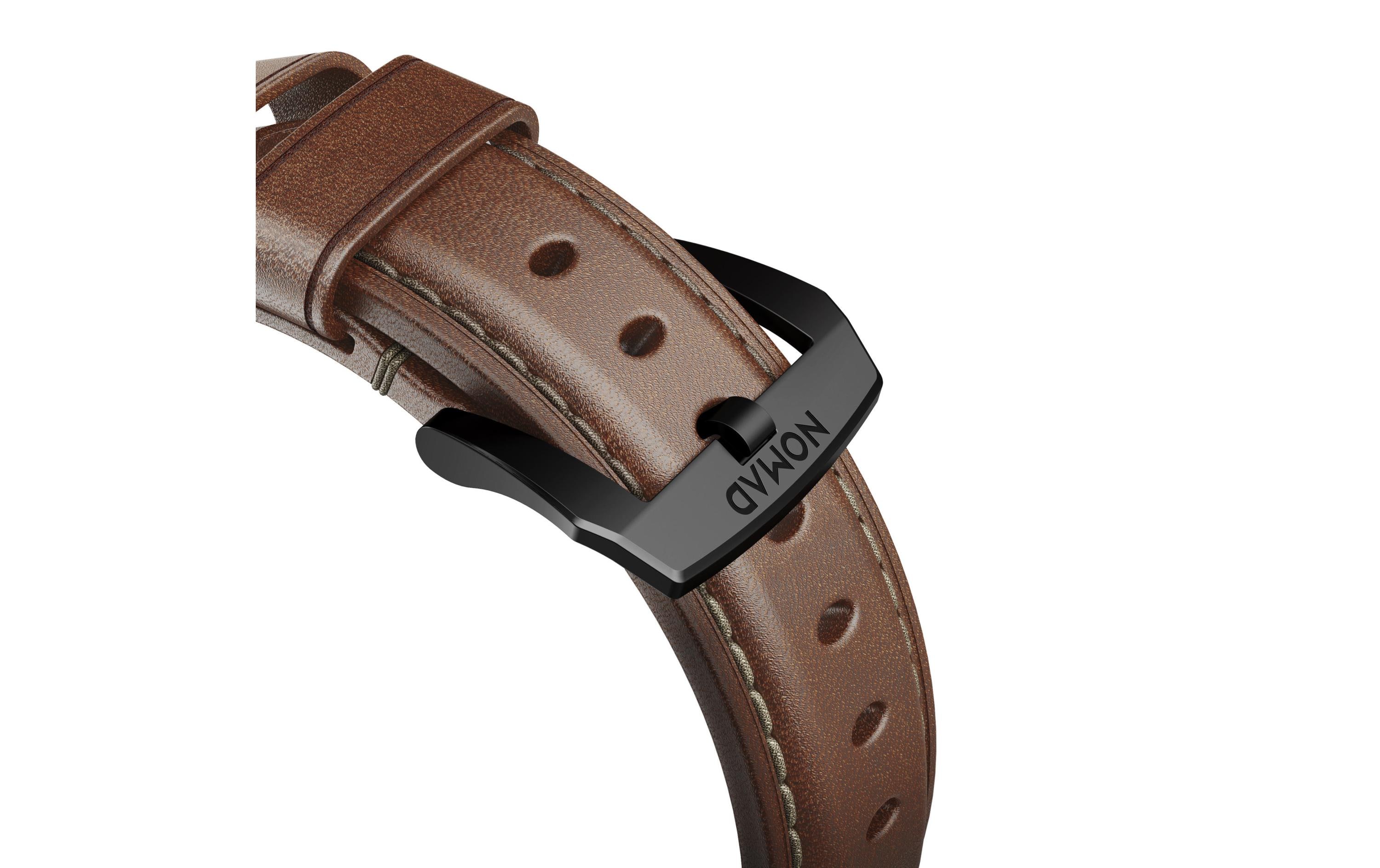 Lederarmband Traditional Strap Apple Watch Braun/SchwarzPremium-Lederarmband für die Apple Watch