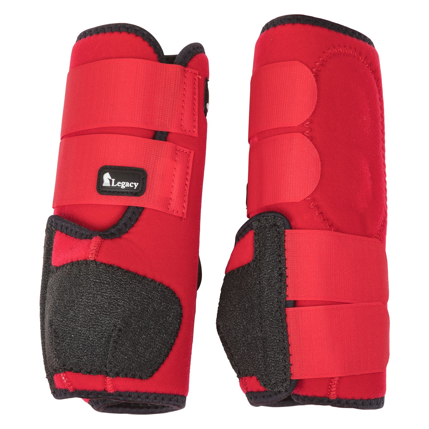 Classic Equine US-Hippopren-Gamaschen, hinten  - rot