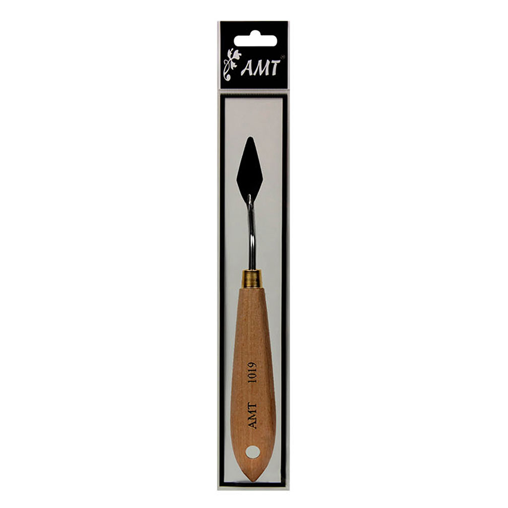Couteau à peindre manche bois gravé 1019
