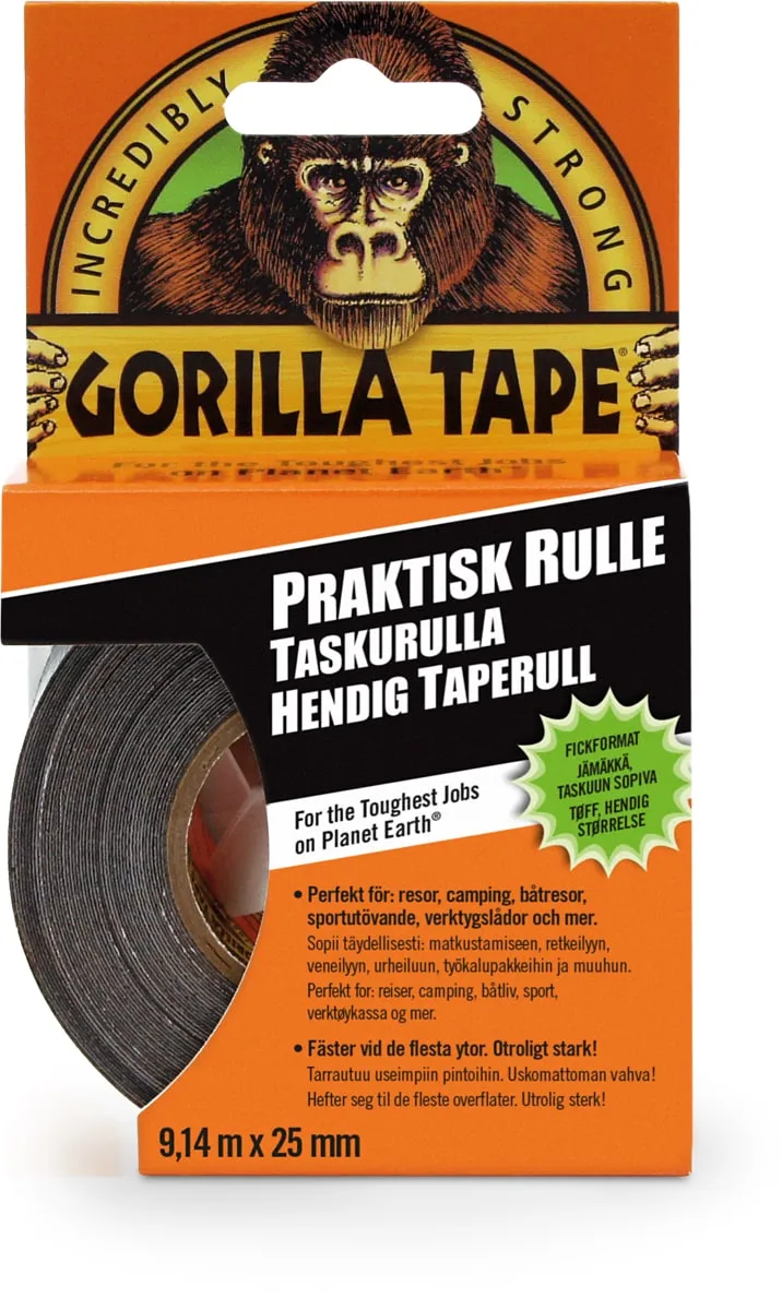 Gorilla Tape Handy Roll Black