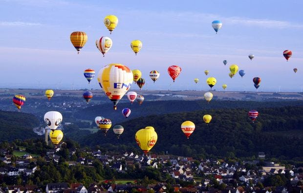 Ballonfahrt in Karlsruhe als Geschenkidee