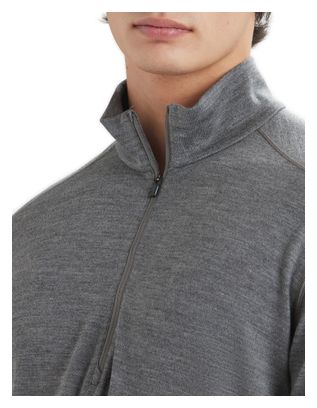 Baselayer Icebreaker 1/2 Zip Merino 260 Tech Gris