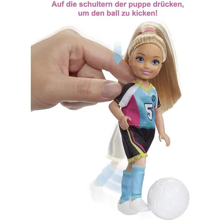 Barbie Traumvilla Abenteuer Chelsea Fußballerin Puppe und Spielset