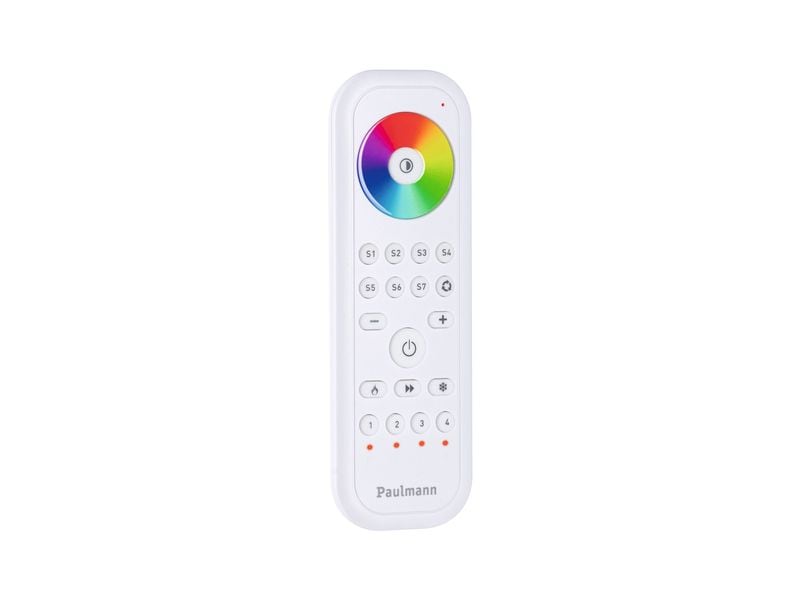Paulmann Fernbedienung Gent 2 Zigbee 3.0 Fernbedienung zur direkten Steuerung von Zigbee 3.0 Lichtprodukten