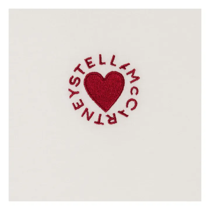 Stella McCartney Kids T-Shirt Cœur | Ecru