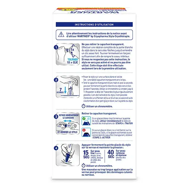 Tratamento de crioterapia para verrugas Wartner da Cryopharma