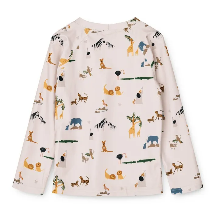 Liewood T-Shirt Anti-UV Matière Recyclée Noah | Beige rosé