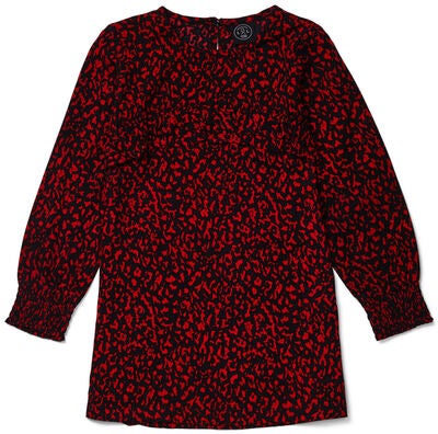 Luca & Lola Vita Kjole, Red Leopard