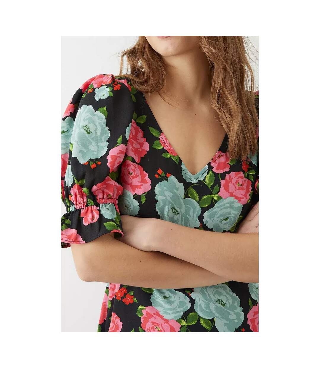 Dorothy Perkins - Robe mi-longue - Femme (Noir) - UTDP1601
