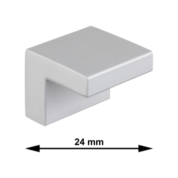 Greep Corner aluminium 24mm