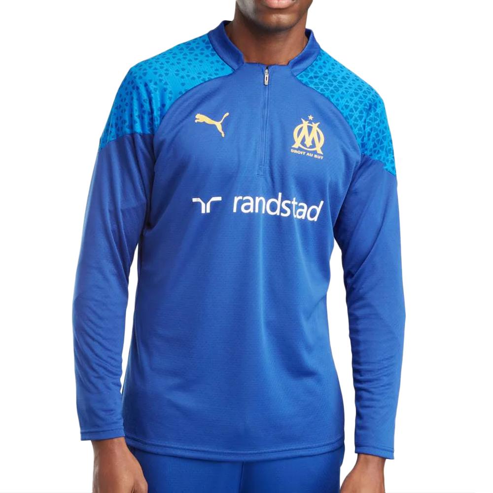 Puma OM Sweat 1/4 zip Bleu Homme Puma 2023/2024