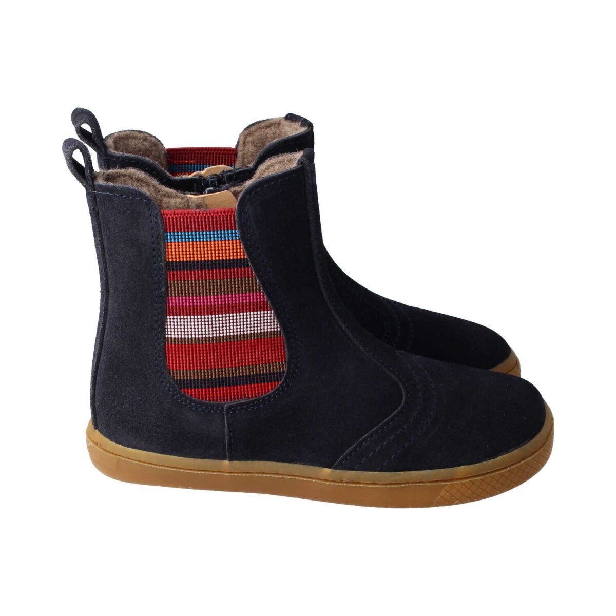 ML4110-F2 navy CHELSEA-CITY velours fleece zipper Weite/M