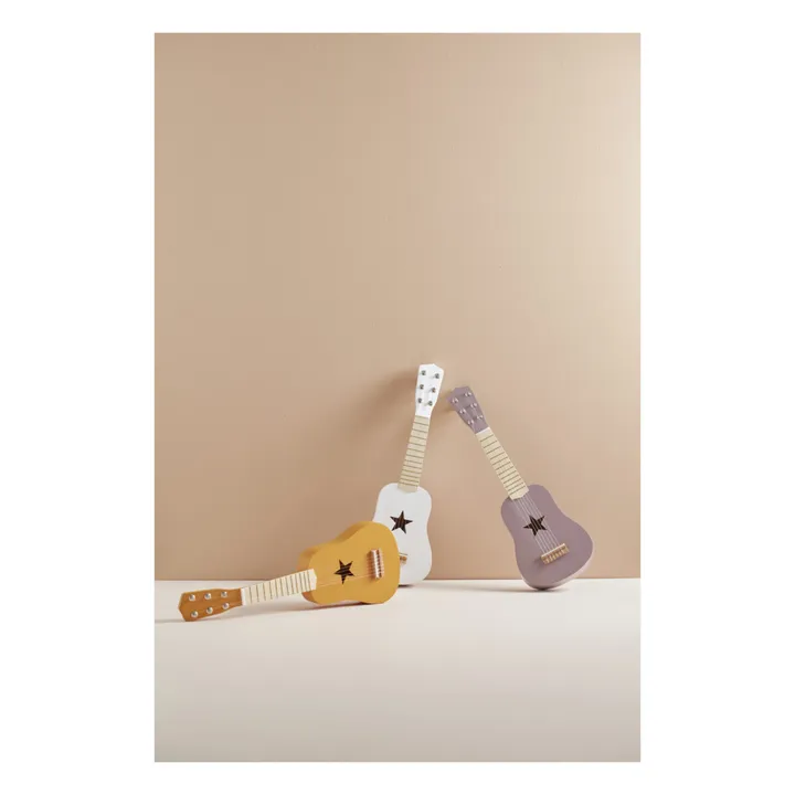 Kid's Concept Guitare en bois | Jaune moutarde