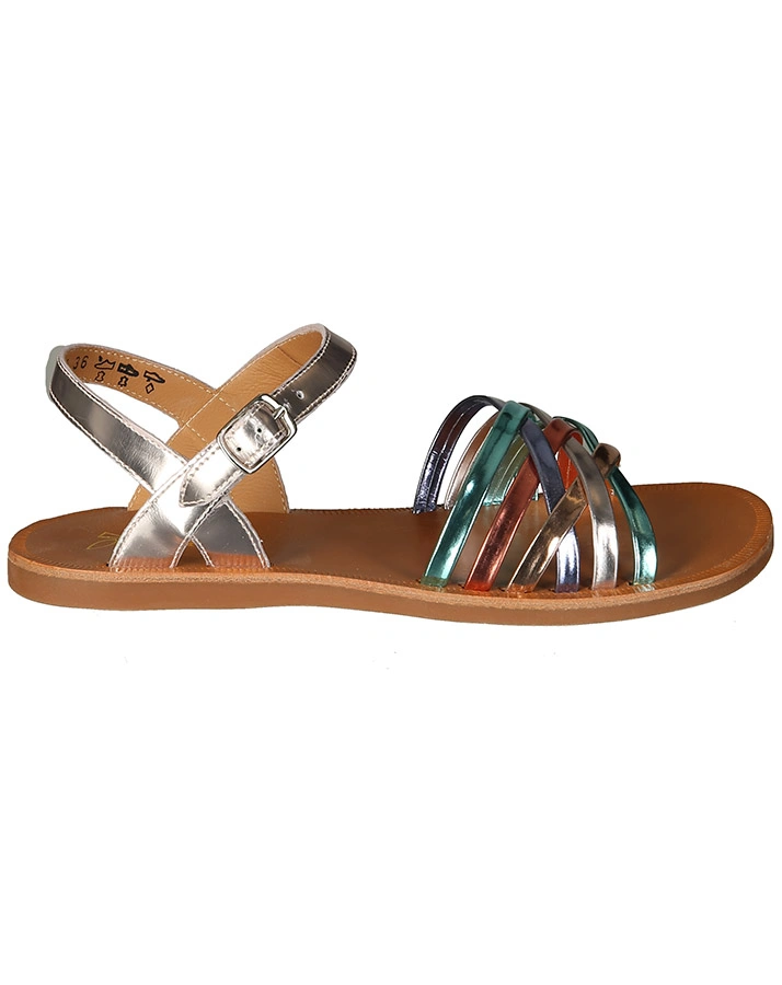 Sandalen LUX METALLIC in bunt
