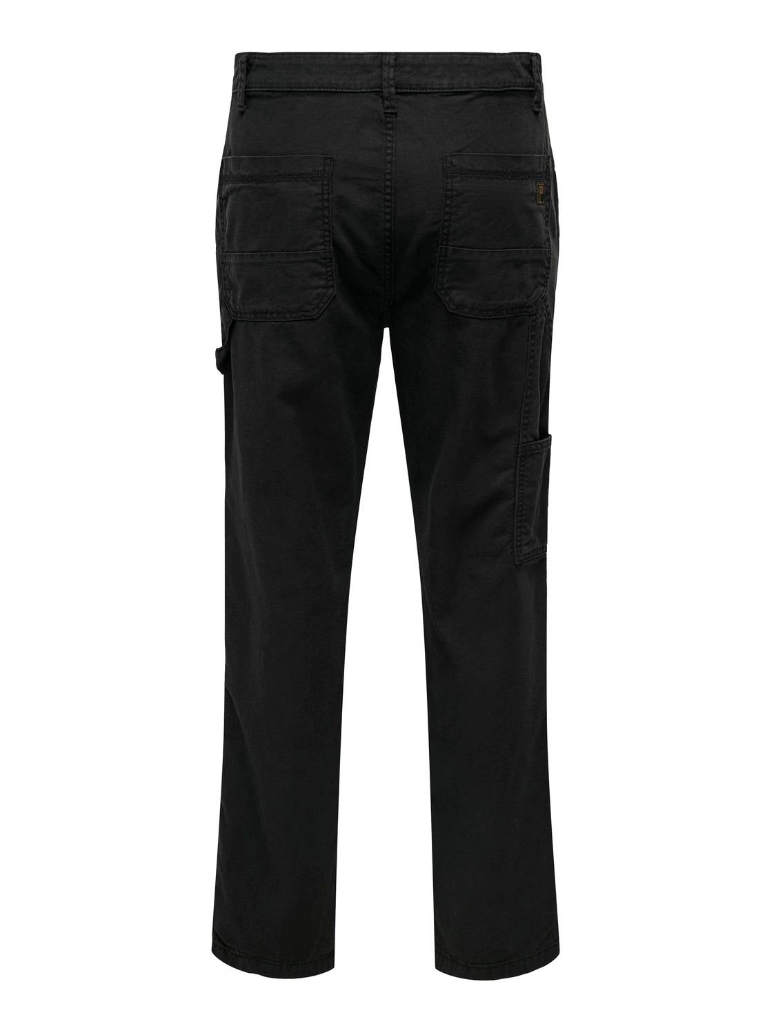 ONSEDGE Gerade geschnitten Hose Black