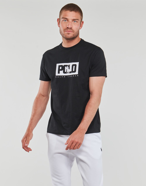 Polo Ralph Lauren - T-SHIRT AJUSTE EN COTON LOGO POLO RALPH LAUREN Negro
