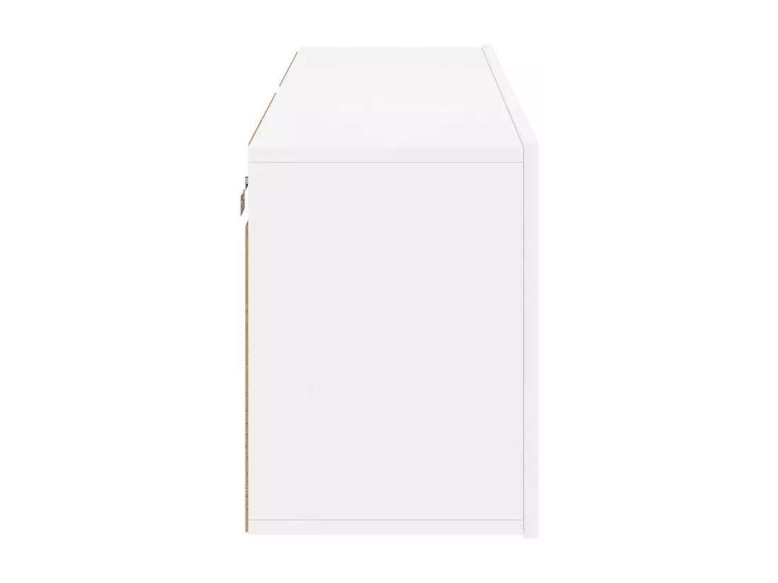Meubles TV muraux 2 pcs blanc 60x30x41 cm