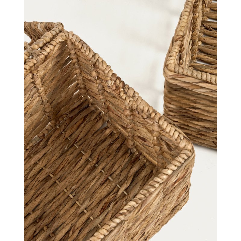Lot Xuliana de 2 malles en fibres naturelles finition naturelle
