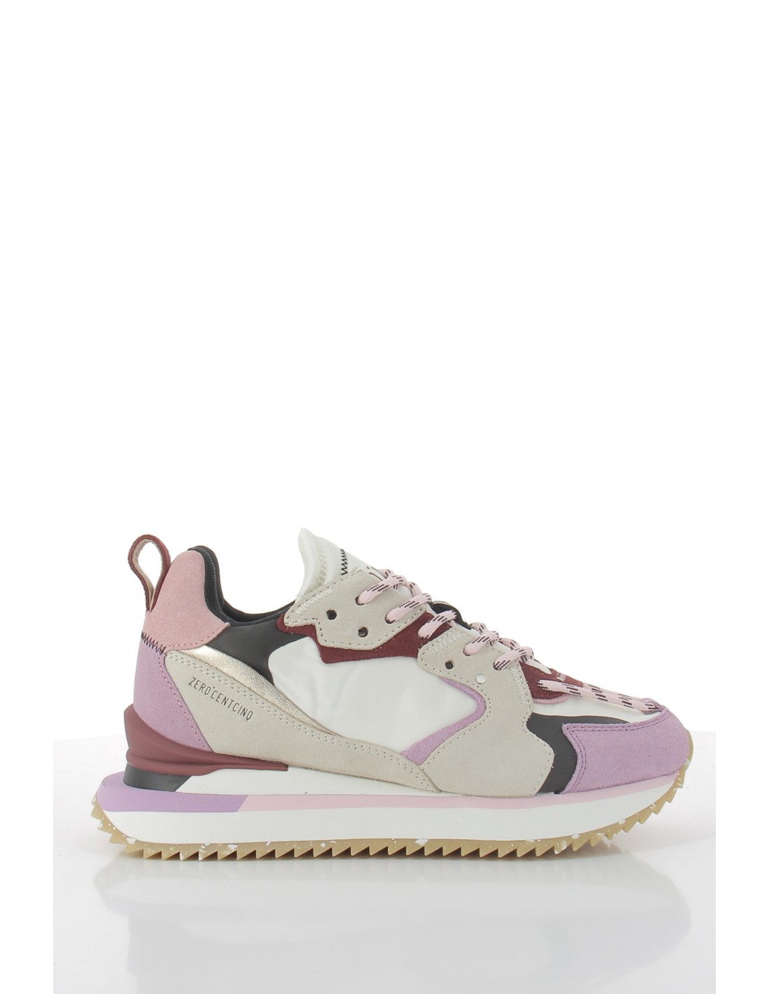 0-105 Baskets de ville femme treck up gum rose