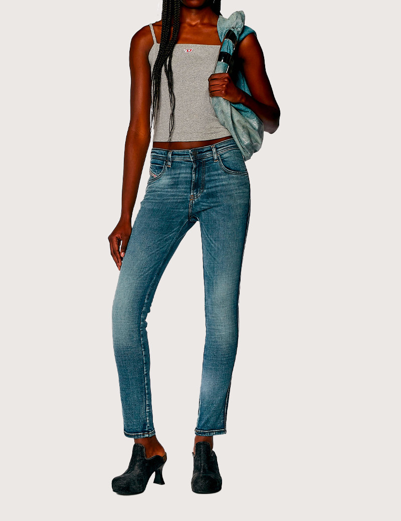 DIESEL JEAN FEMME BABHILA DÉLAVÉ PFAW
