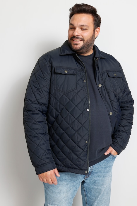 Boston Park Steppjacke, Bauchfit, Brusttaschen, bis 82