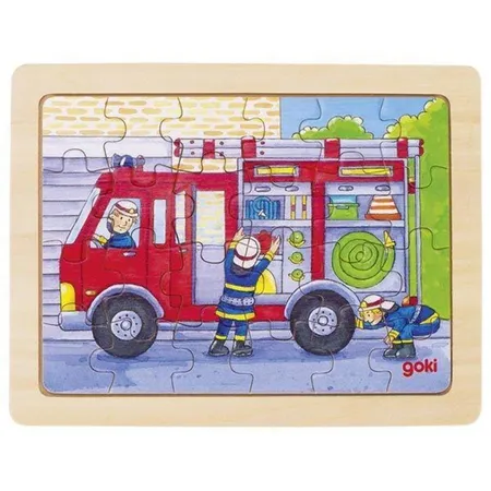 goki Minipuzzle Bei der Arbeit, 24 Teile, sortiert