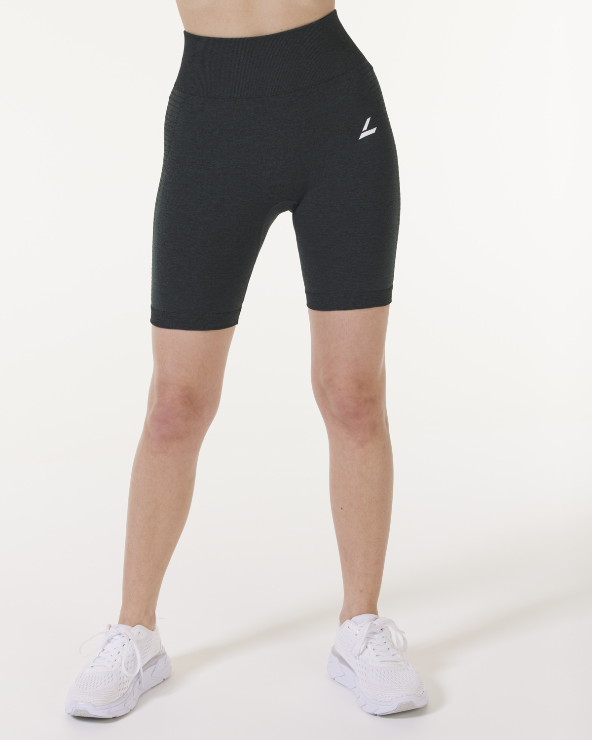 LEVITY Solar Seamless Shorts Green Melange