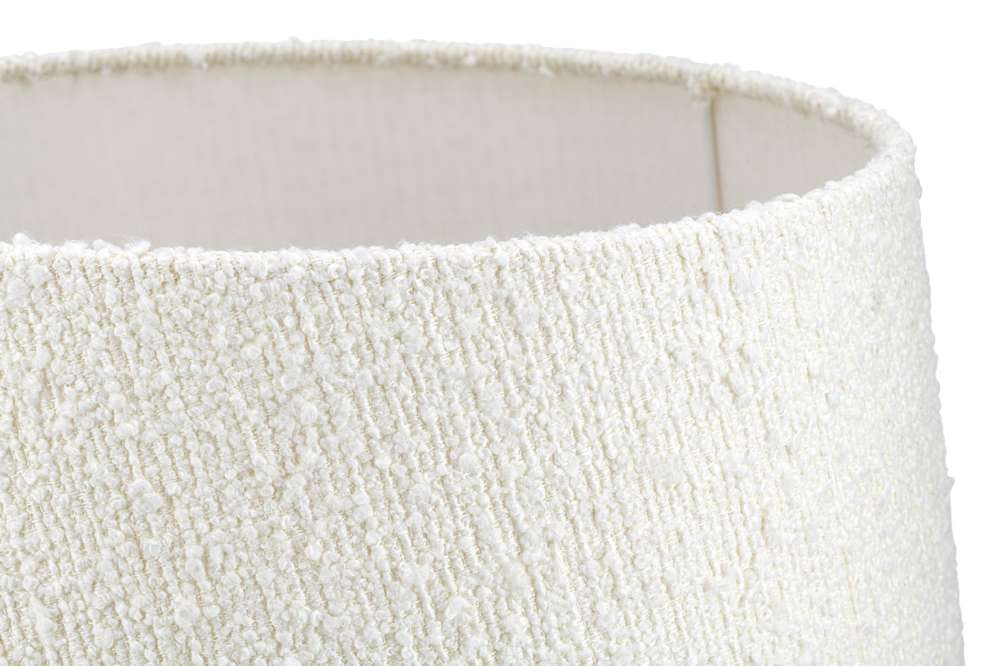 Cilinder 35x35x22cm Aspen bouclé blanc