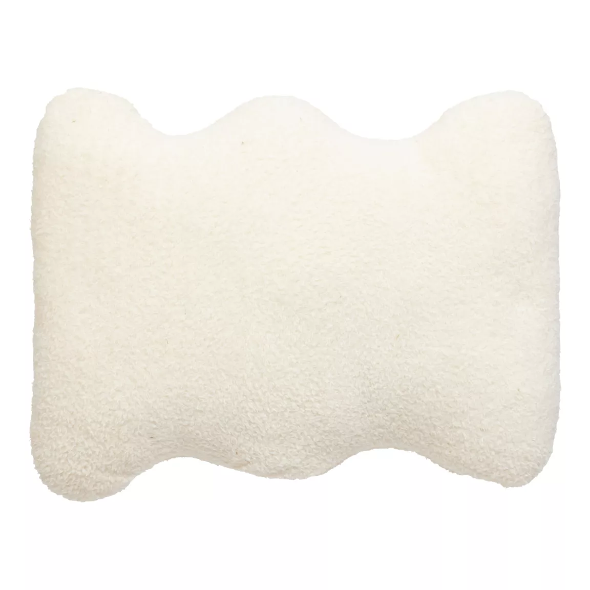 Coussin rectangulaire bouclette (35 x 48 cm) Bliss Blanc