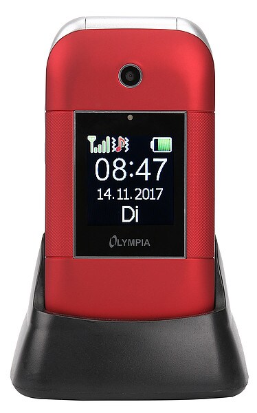 Olympia Janus - Drehen - Single SIM - 6,1 cm (2.4 Zoll) - Bluetooth - 800 mAh - Rot