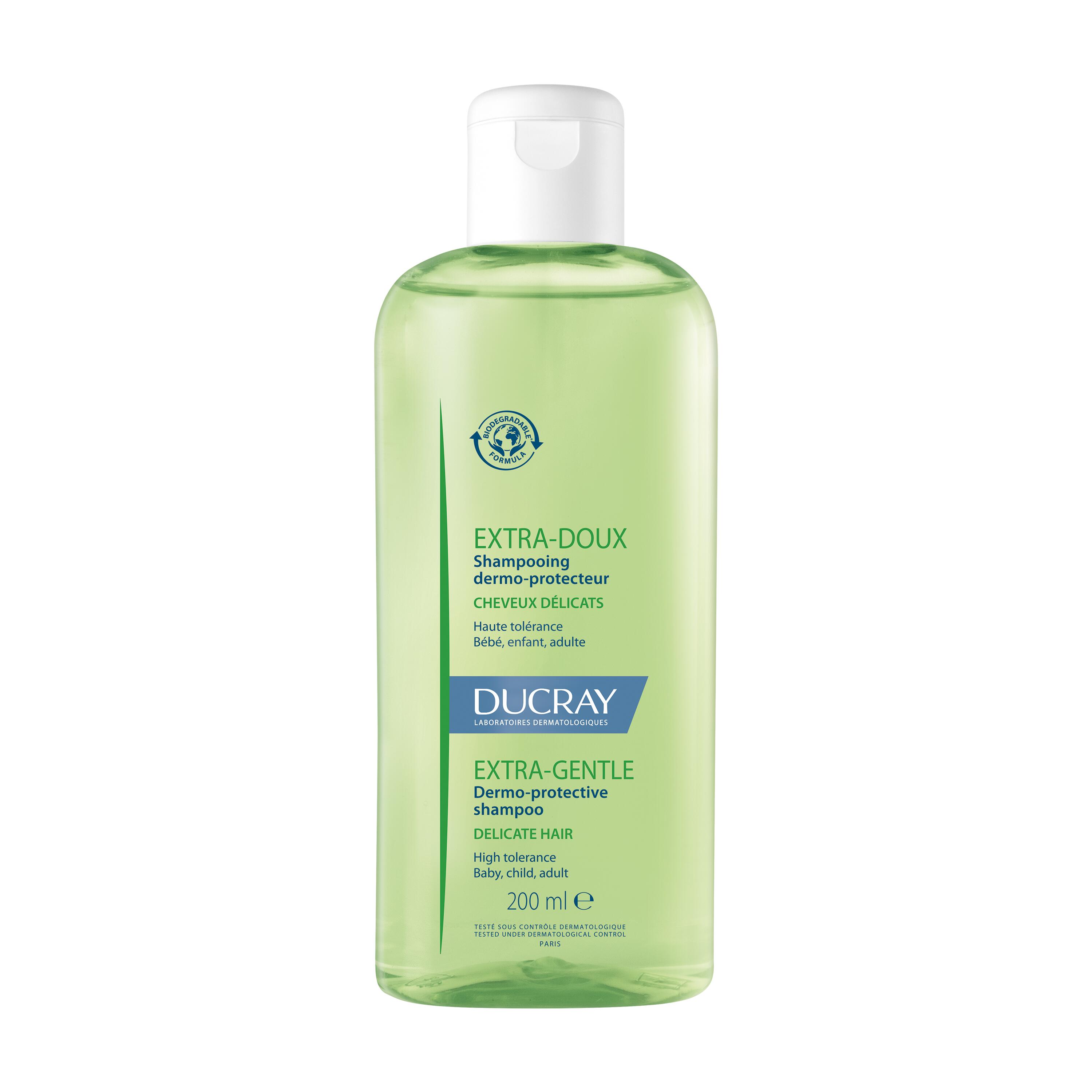 DUCRAY EXTRA-DOUX Mildes Shampoo<br>200 ml, Flasche
