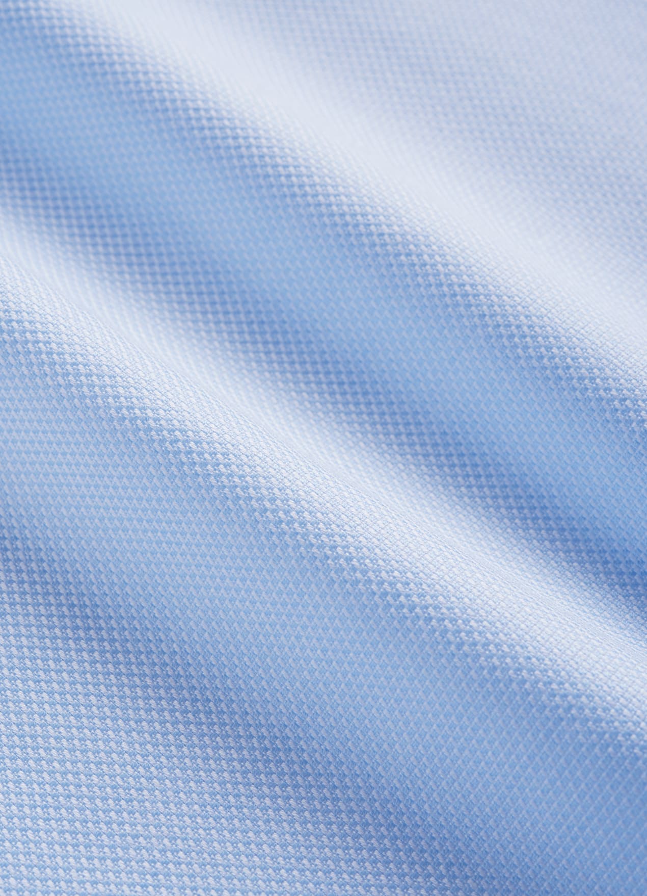 Chemise coupe ajustée en oxford bleue