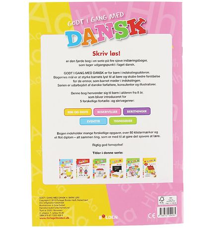 Forlaget Bolden Aktivitetsbog - Godt I Gang Med Dansk - Skriv L?
