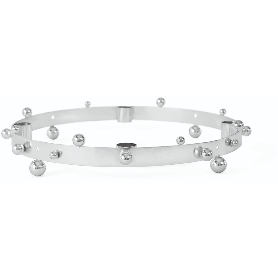 OYOY Kerzenständer Pearl Advent silver