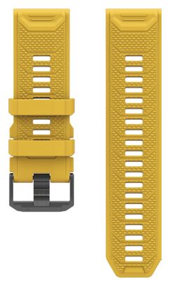 Bracelet de montre Coros 26mm Silicone Jaune