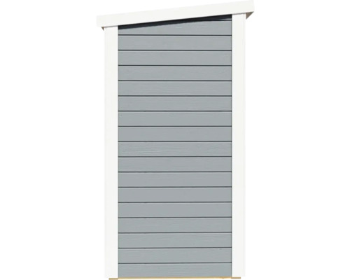 Tuinhuis/fietsenstalling/vuilnisbak Bertilo Multi-Box 3 200x82x163 cm lichtgrijs