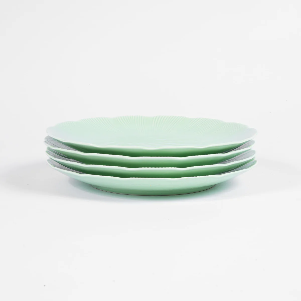Assiette plate TAHITI verte (25cm) OGRE La Fabrique
