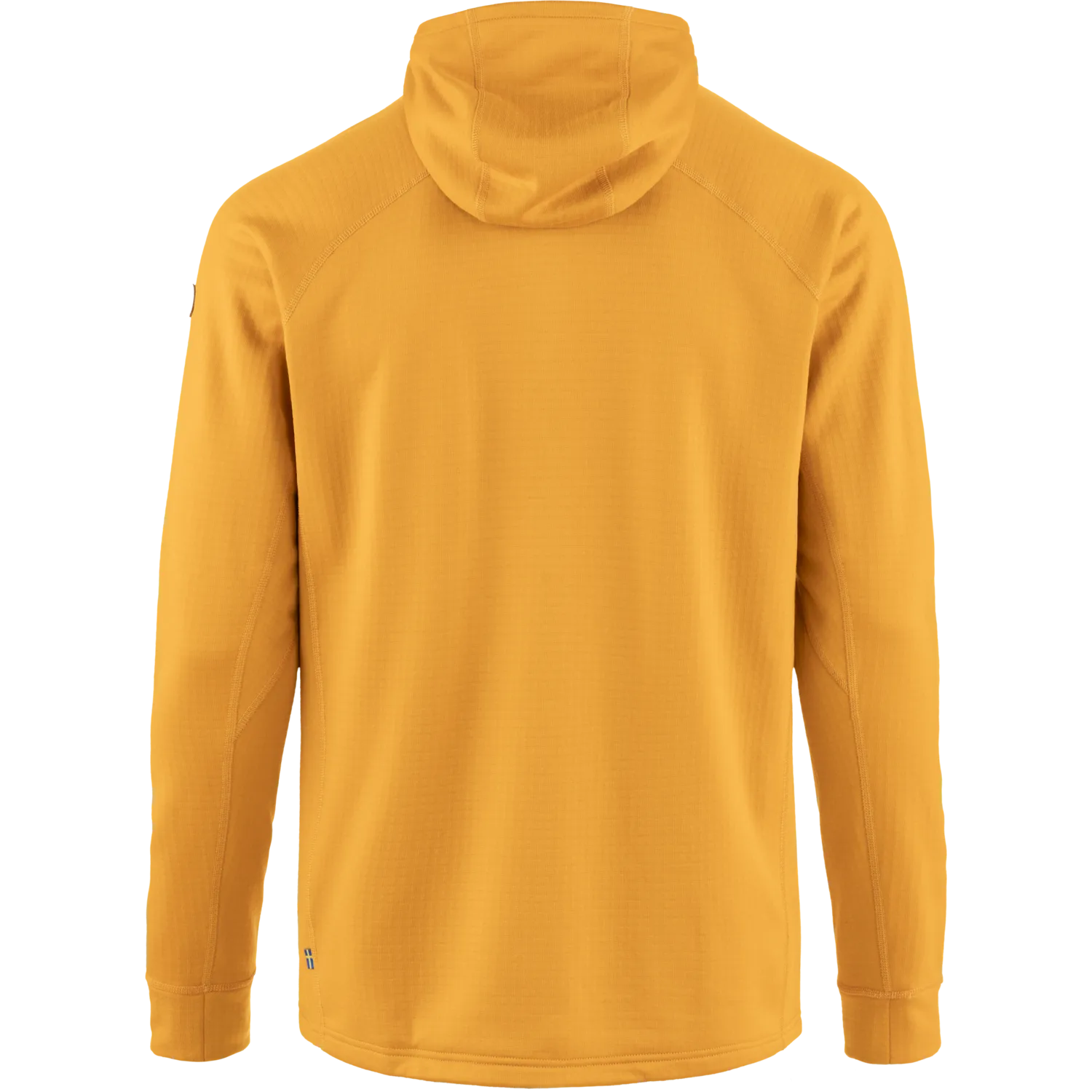 Fjällräven Men's Abisko Grid Fleece Hoodie Mustard Yellow