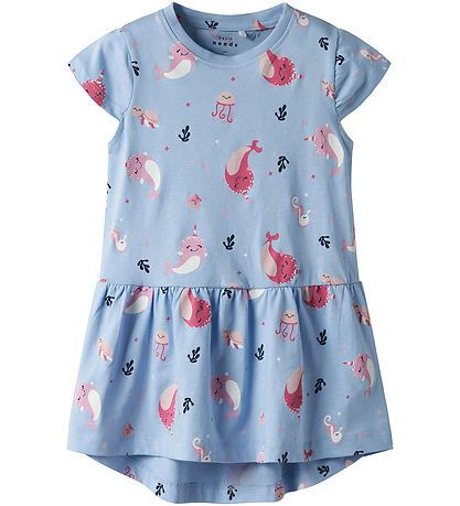 Name It Kleid - Noos - NmfVigga - Chambray Blue/Whales