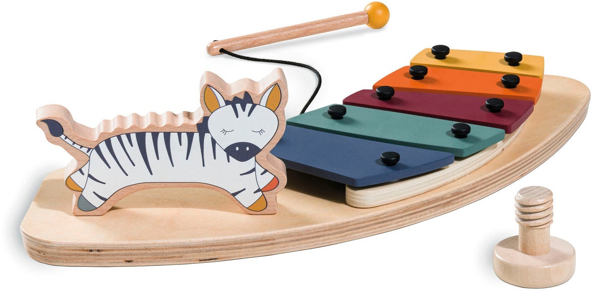 Hauck Spielzeug-Musikinstrument »Play Music Zebra für Hauck Spielbrett Play Tray«